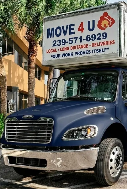 The Movers 4U truck for local and long distance moving.