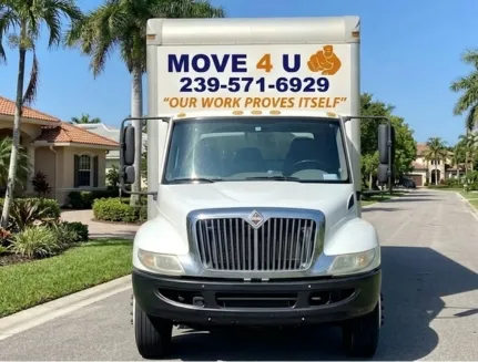 The Movers 4U truck for local and long distance moving.